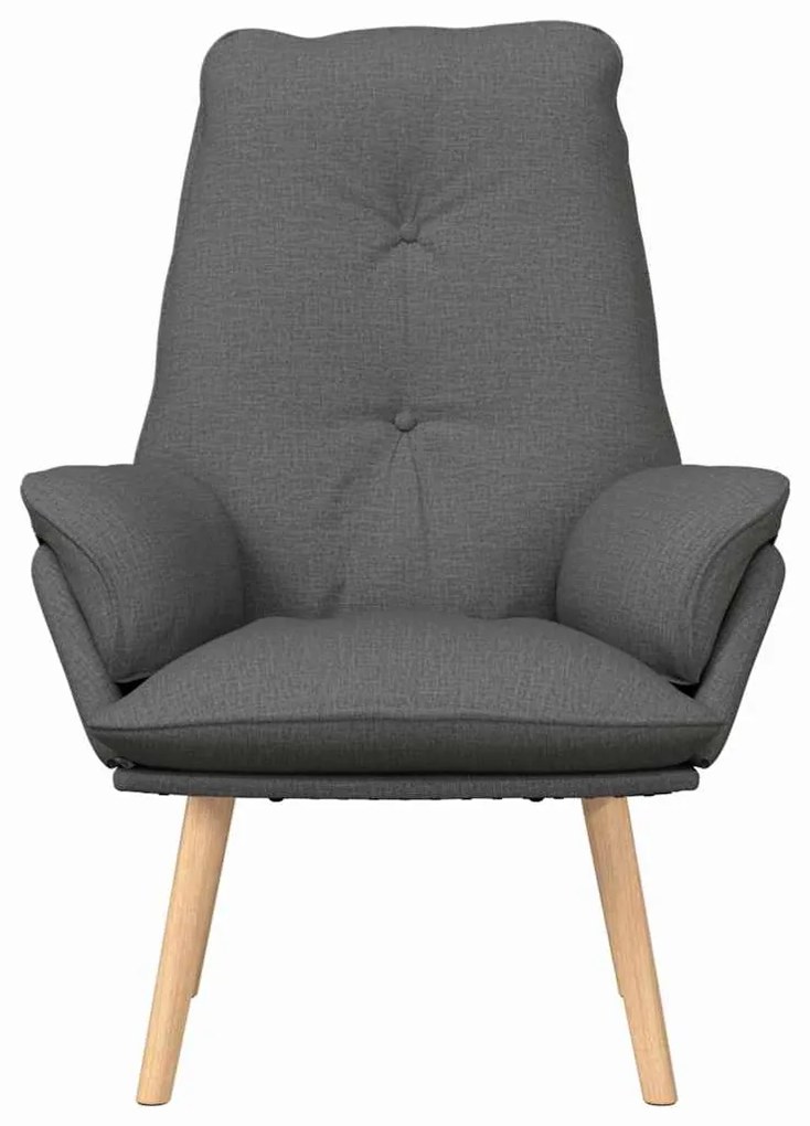 vidaXL Χαλαρωτική Πολυθρόνα Σκούρο γκρι 69 x 74 x 93 εκ. ύφασμα
