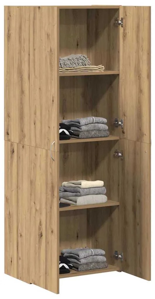 vidaXL Γραφείο Ντουλάπι με ράφι 2 pcs artisan δρυς 60 x 32 x 153
