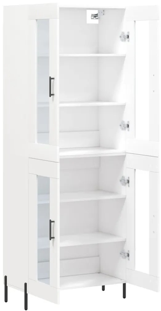 vidaXL Ντουλάπι Λευκό 69,5x34x180 εκ. από Επεξεργασμένο Ξύλο
