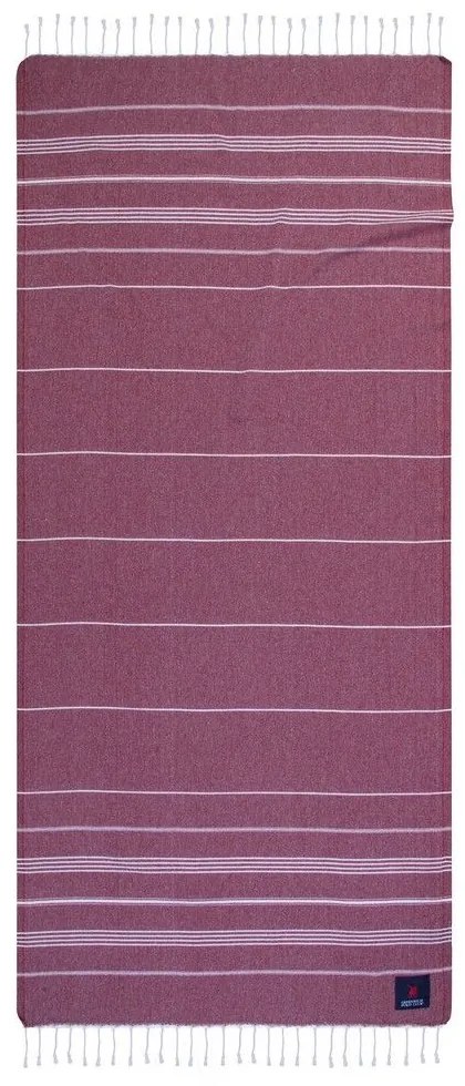 Πετσέτα Θαλάσσης - Παρεό 3813 Bordo Greenwich Polo Club Θαλάσσης 80x180cm 100% Cotton