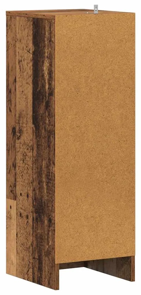 ντουλάπι παπουτσιών vidaXL Παλιό ξύλο 32x35x92 cm Κατασκευασμένο ξύλο