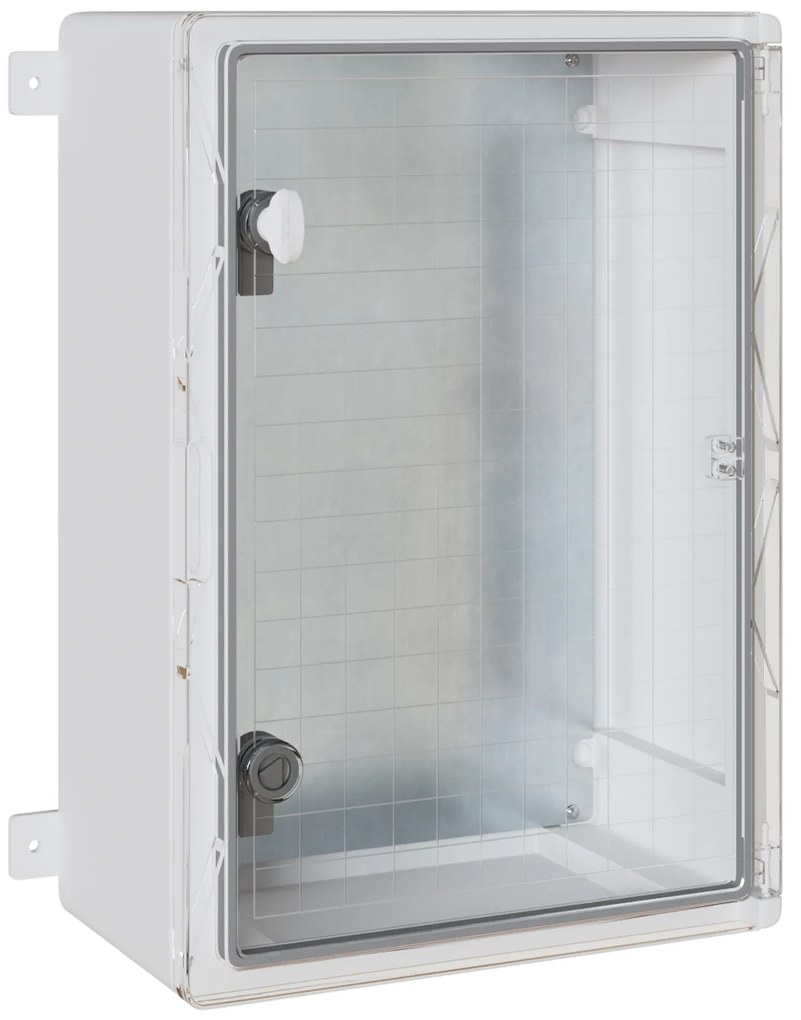 vidaXL Ντουλάπι Ελέγχου IP65 Αδιάβροχο Γκρι 35x19,5x50 εκ. Πλαστικό ABS