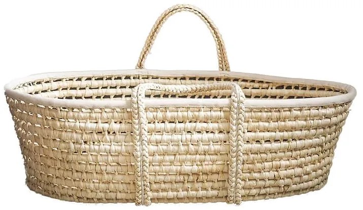 Καλαθούνα Χειροποίητη Moses Basket  Natural  Happy Moses