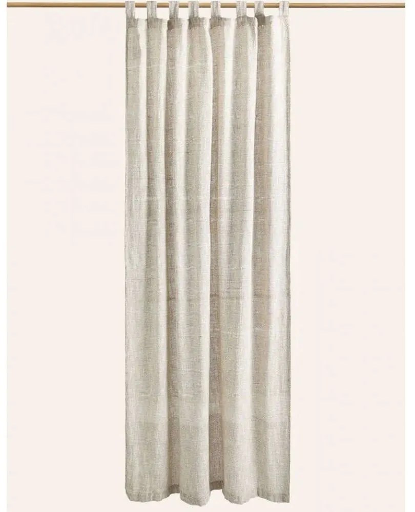 Κουρτίνα Knit Lucas CALUCAS140BEI Beige Calma House 140X280 140x280cm 100% Βαμβάκι