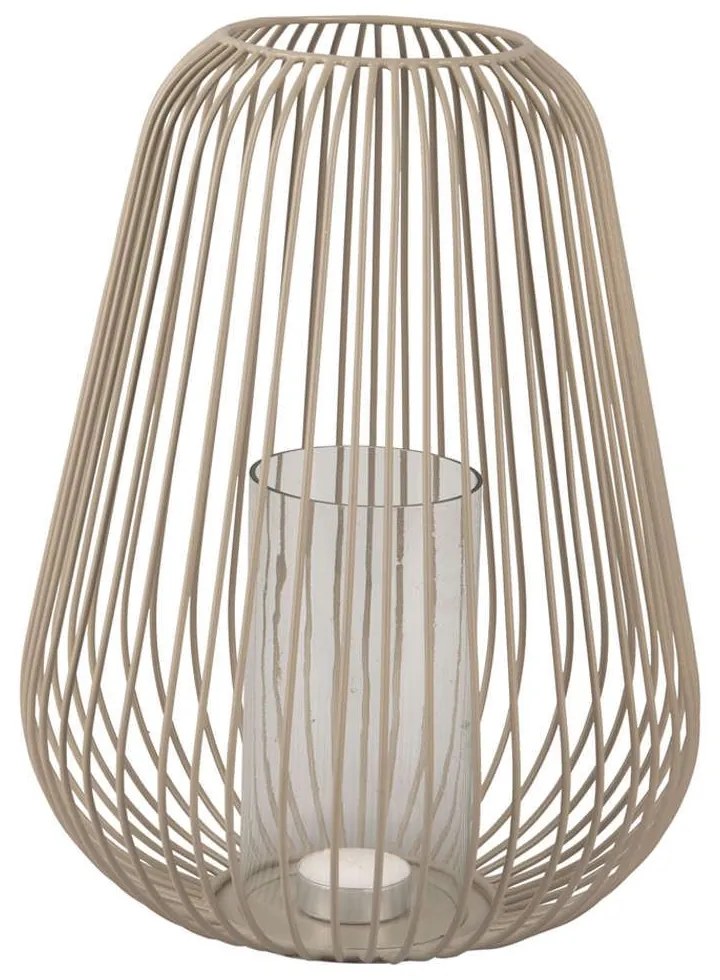 Φανάρι PT3853WG L 22,5x30cm Warm Grey Present Time Metal