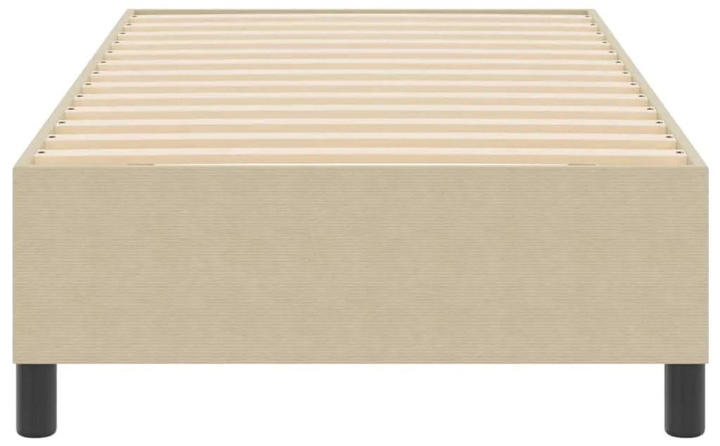 vidaXL Κρεβάτι πλατφόρμα Γκρι Πράσινο 90 x 190 cm ύφασμα