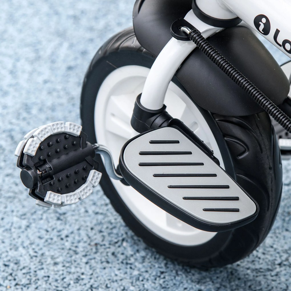 Παιδικό τρίκυκλο HOMCOM 6-σε-1 με ράβδο ώθησης, τέντα, ζώνη, καλάθι αποθήκευσης, 18+ μηνών, Κόκκινο