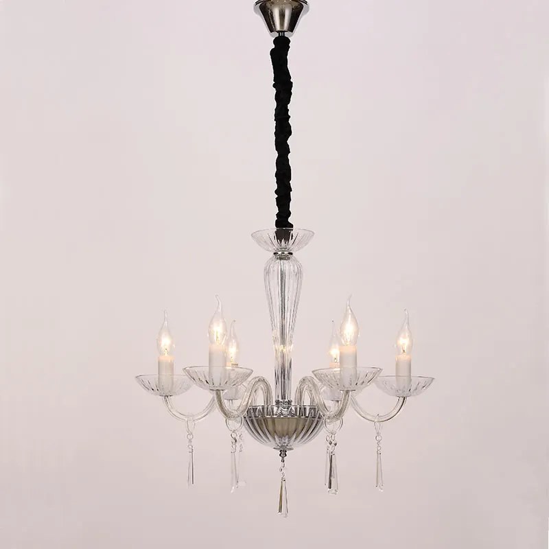 Πολυέλαιος Οροφής Aca Violet BLK80286PCC Chrome