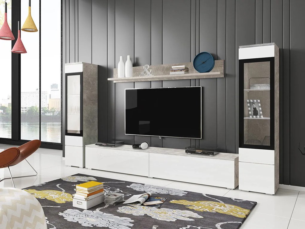 Σύνθετο σαλονιού Vera II-Leuko - Gkri