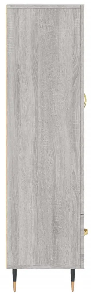 vidaXL Ντουλάπα Γκρι Sonoma 69,5 x 31 x 115 εκ. από Επεξεργασμένο Ξύλο
