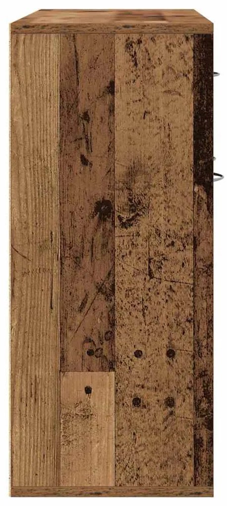 Sideboard Παλιό ξύλο 88x30x70 cm Ξύλο μηχανής - Καφέ