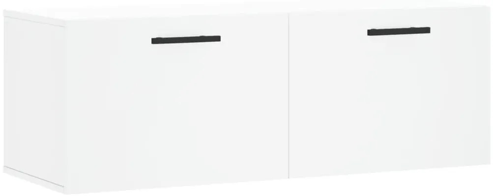 vidaXL Ντουλάπι Τοίχου Λευκό 100x36,5x35 εκ. από Επεξεργασμένο Ξύλο