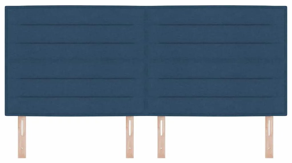 vidaXL Κεφαλάρι με κεφαλάρι Μπλε 200 cm ύφασμα
