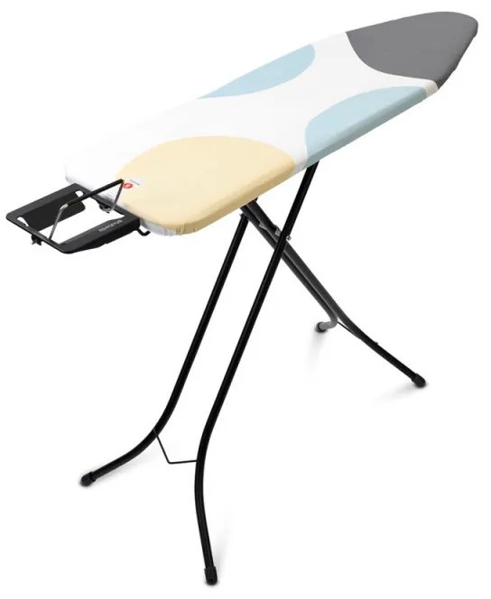 Τραπέζι σιδερώματος Brabantia B 1003338, 124x38 cm, 7 θέσεις ρύθμισης, υποδοχή σίδερου, λευκό/γκρι