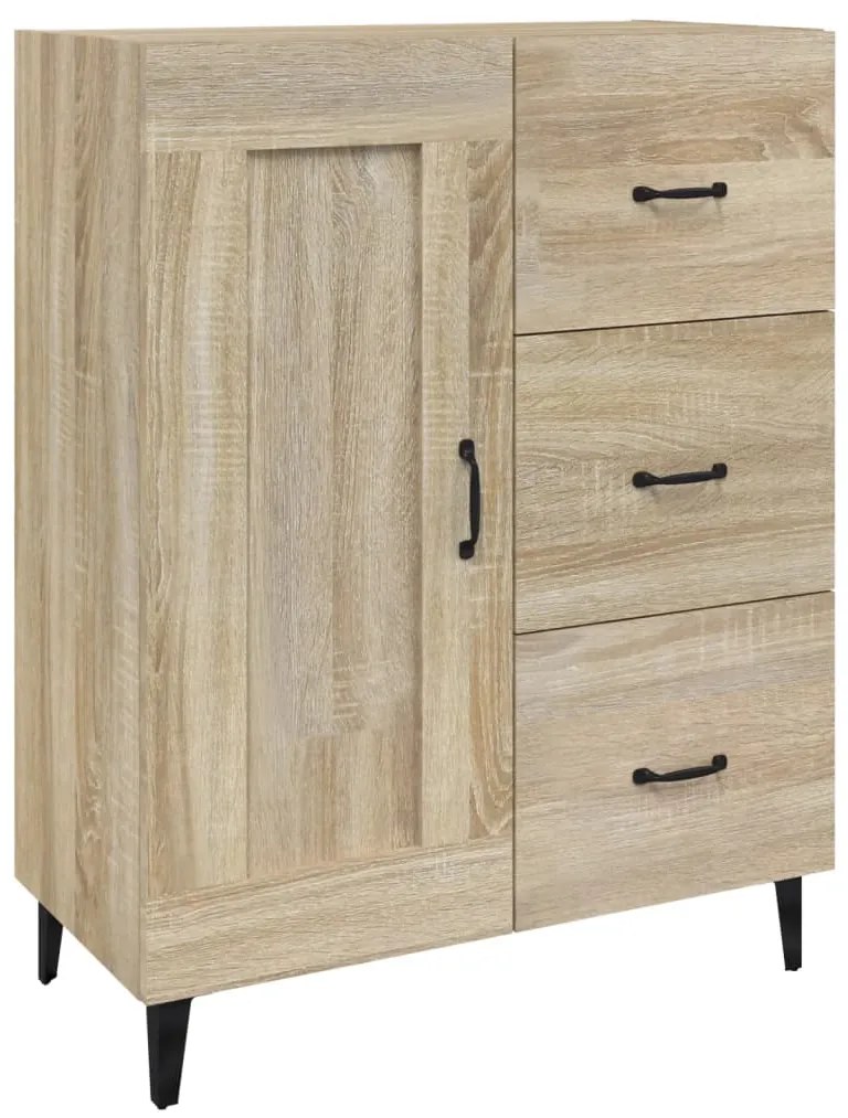 vidaXL Ντουλάπι Sonoma Δρυς 69,5 x 34 x 90 εκ. από Επεξεργασμένο Ξύλο