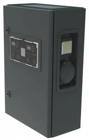 Σταθμός Φόρτισης Τριφασικός 2 Σημείων 22KW Mode2-3 Green'up Premium 058049 Legrand 058049 Μαύρο