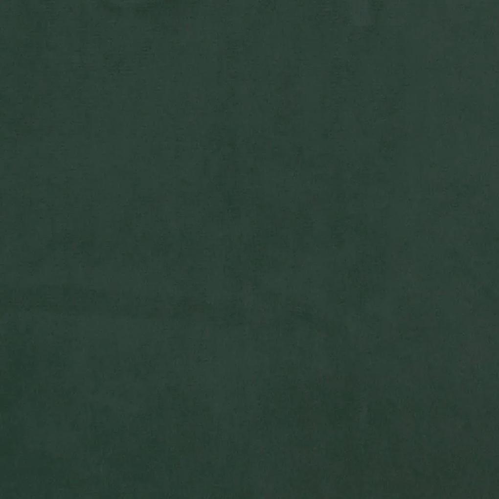 Πλαίσιο Κρεβατιού Σκούρο Πράσινο 90x190 εκ. Βελούδινο - Πράσινο
