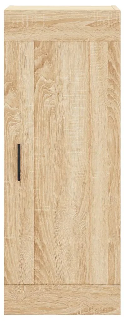 vidaXL Μπουφές Sonoma δρυς 34,5 x 34 x 180 εκ. από Επεξεργασμένο Ξύλο
