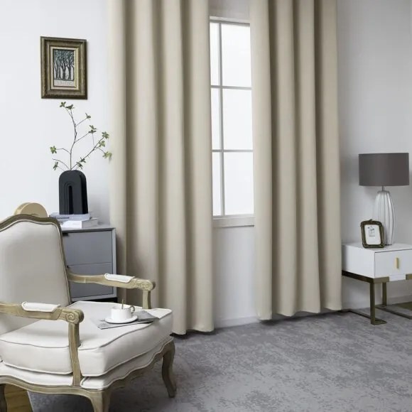 Beauty Home Ύφασμα κουρτίνας Blackout σκίασης Ideal Art 8400  Ύφασμα Φ280 Άμμου
