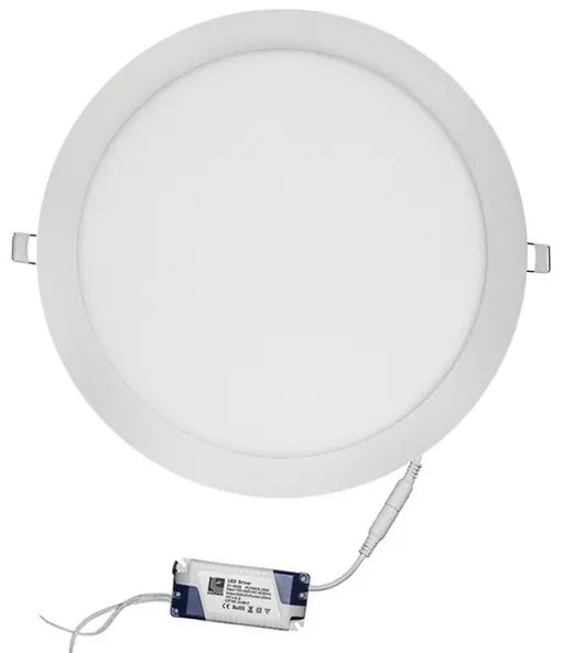 Φωτιστικό PL Χωνευτό 24W SMD Slim Λευκό 4000K 21-025101 Lumen-21-025101-Λευκό 21-025101