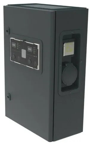 Σταθμός Φόρτισης Τριφασικός 2 Σημείων 22KW Mode2-3 Green'up Premium 058049 Legrand-58049-Μαύρο 058049