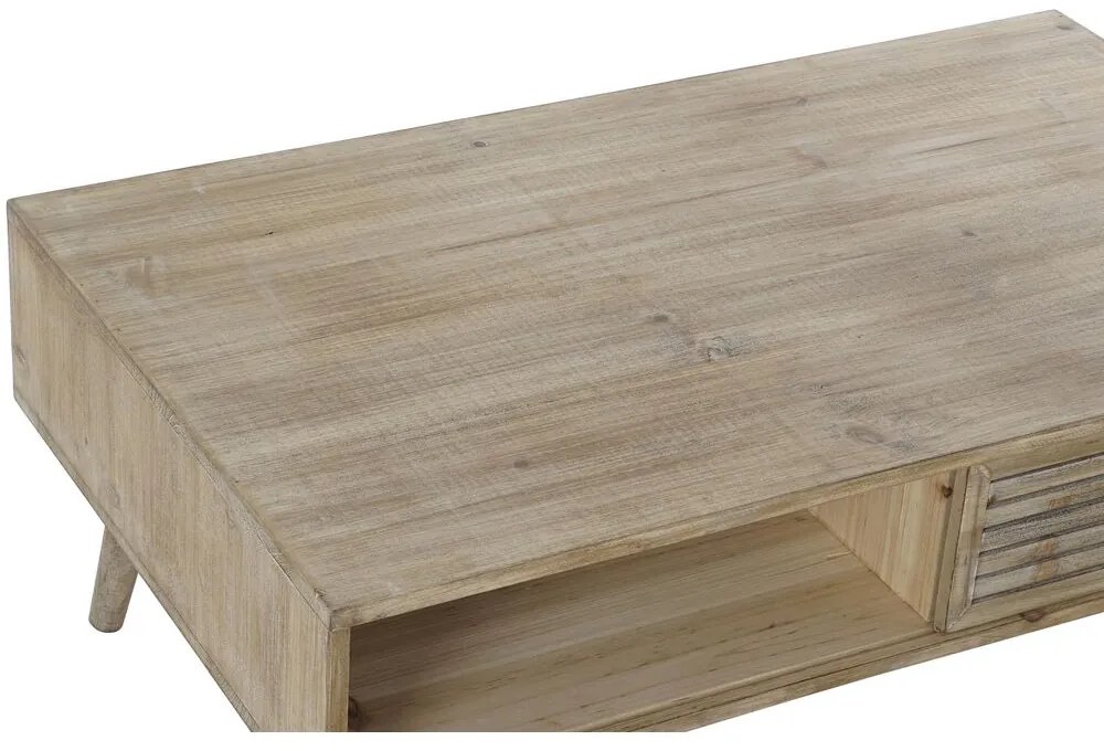 Τραπέζι DKD Home Decor 99 x 59 x 38 cm Έλατο Φυσικό Αλουμίνιο