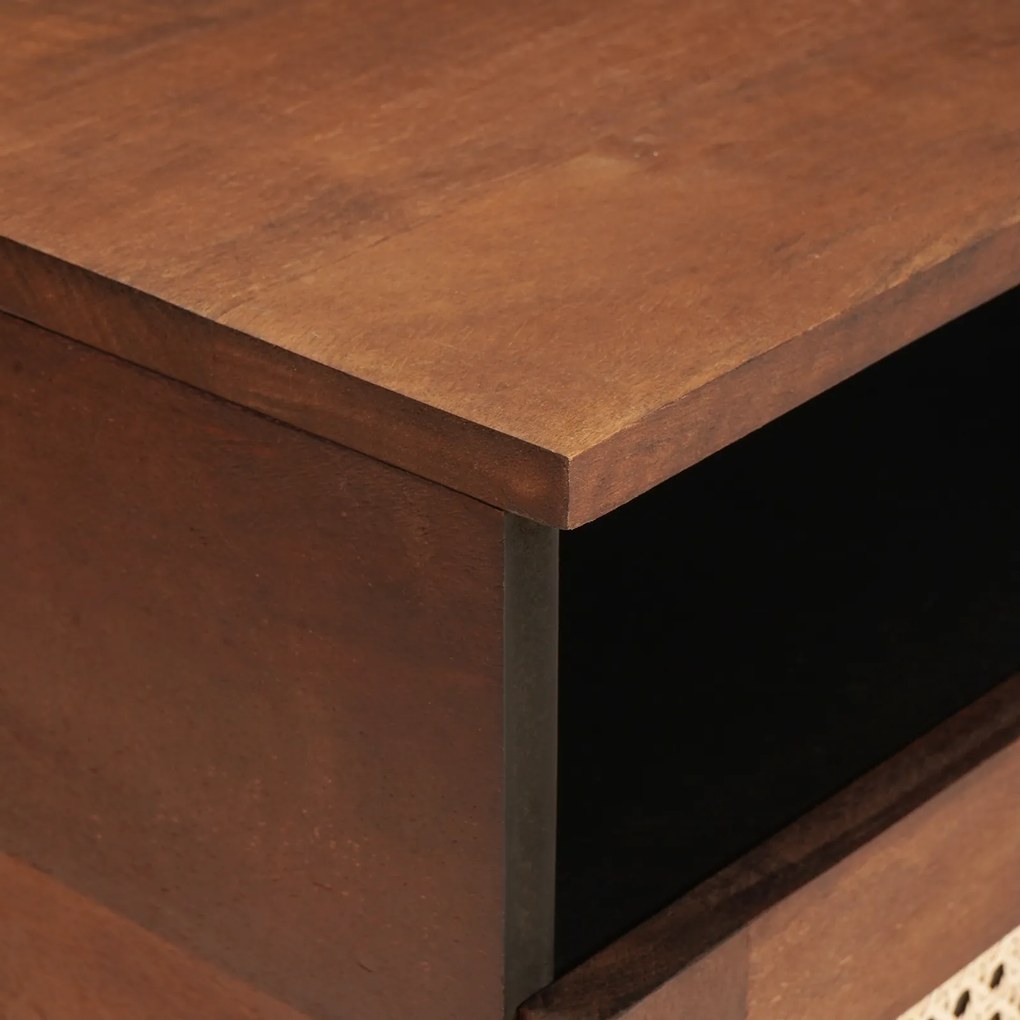 vidaXL Τραπεζάκια Σαλονιού with Drawer Καφέ 80 x 54 x 40 εκ