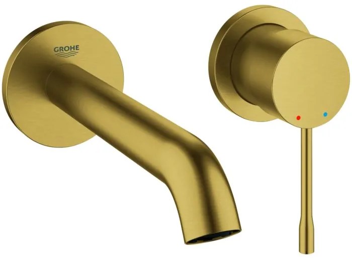 Μπαταρία νιπτήρος τοίχου Grohe Essence New-Μήκος 23 εκ.-Xruso Mat