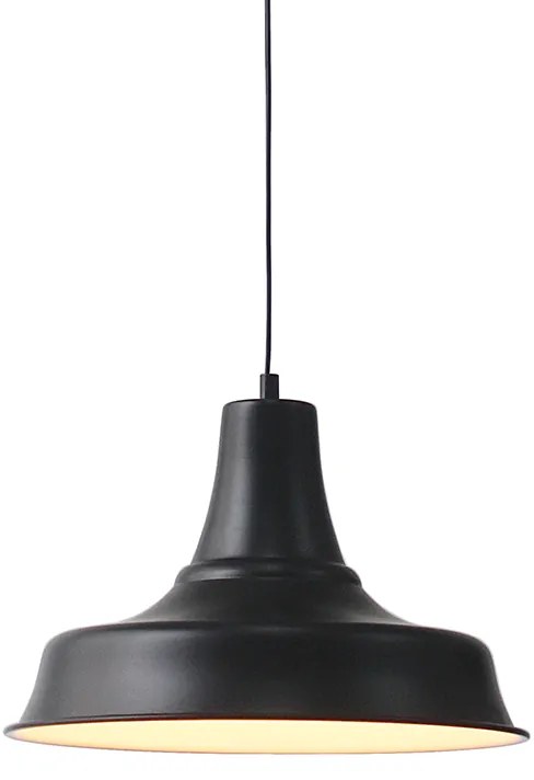 Φωτιστικό Κρεμαστο Aca KS1477P1BK STOOGES Μαύρο Ματ (Black Mat)