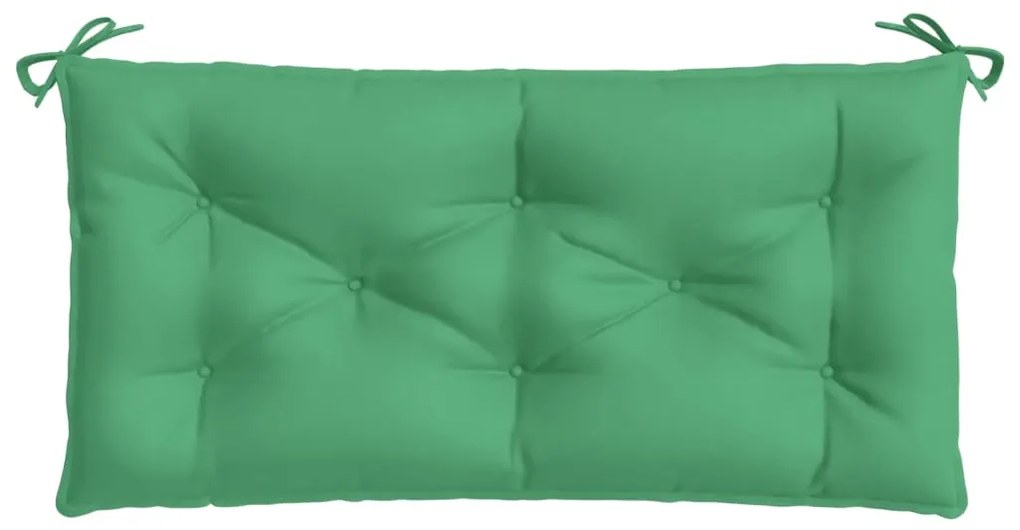 vidaXL Μαξιλάρι Πάγκου Κήπου Πράσινο 100x50x7 εκ. Ύφασμα Oxford