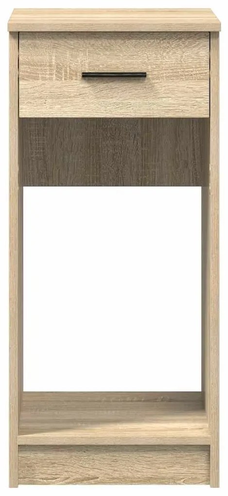 vidaXL Βάση πύργου υπολογιστή με συρτάρι Δρυς sonoma 35x45x77 cm