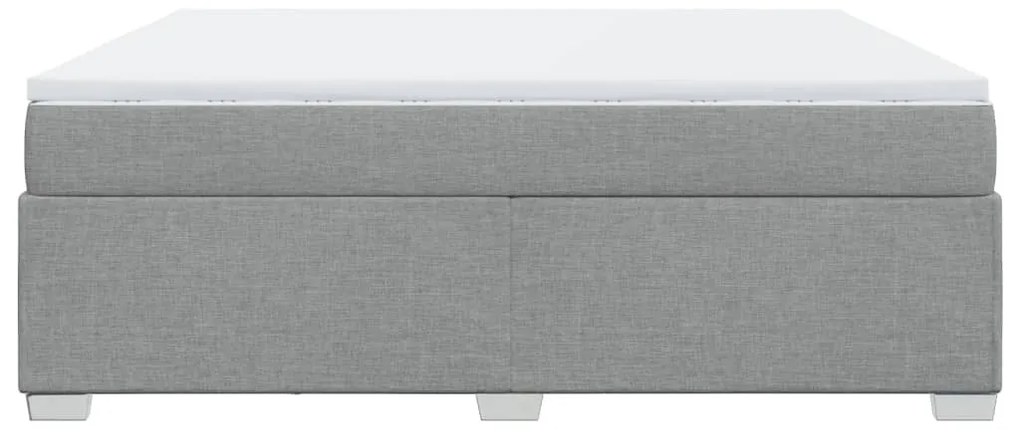 ΚΡΕΒΑΤΙ BOXSPRING ΜΕ ΣΤΡΩΜΑ ΑΝΟΙΧΤΟ ΓΚΡΙ 180X200 ΕΚ. ΥΦΑΣΜΑΤΙΝΟ 3285151