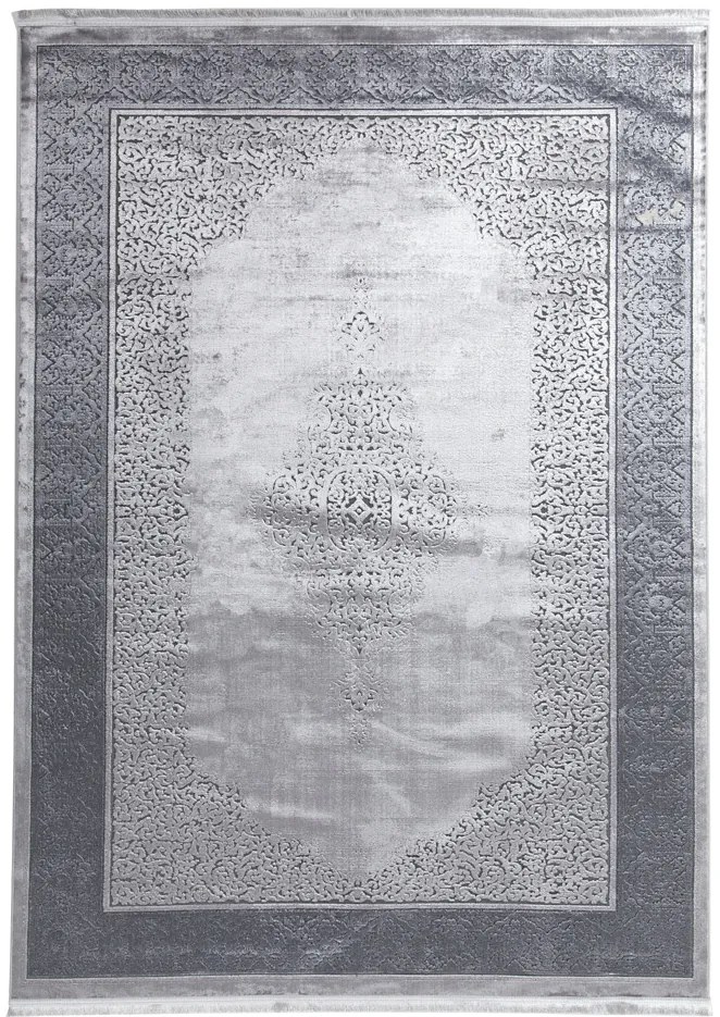 Χαλί Lotus Summer 2929 BLACK GREY Royal Carpet &#8211; 200×300 cm 200X300