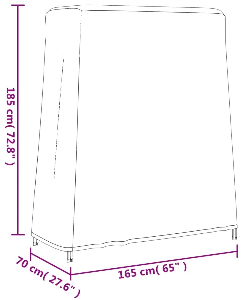 ΚΑΛΥΜΜΑ ΤΡΑΠΕΖΙΟΥ PING PONG ΜΑΥΡΟ 165X70X185 ΕΚ 420D ΎΦ. OXFORD 359681