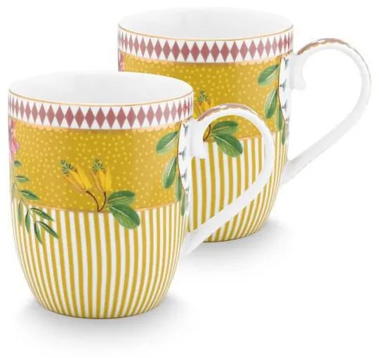 ΣΕΤ ΚΟΥΠΕΣ ΜΕ ΧΕΡΟΥΛΙ 145ml 2 ΤΕΜ. PIP STUDIO - LA MAJORELLE YELLOW