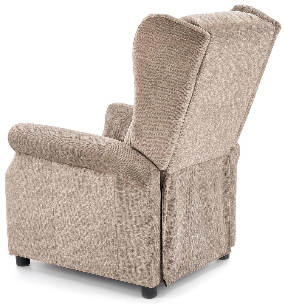 AGUSTIN recliner with massage function, color: beige DIOMMI V-CH-AGUSTIN_M-FOT-BEŻOWY