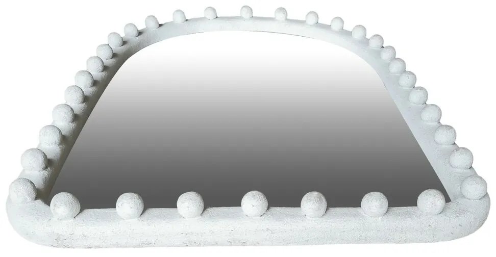 Τοίχο καθρέφτη Home ESPRIT Λευκό Scandi 60 x 3,5 x 85 cm