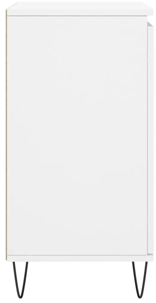 vidaXL Συρταριέρα Λευκή 60 x 35 x 70 εκ. από Επεξεργασμένο Ξύλο