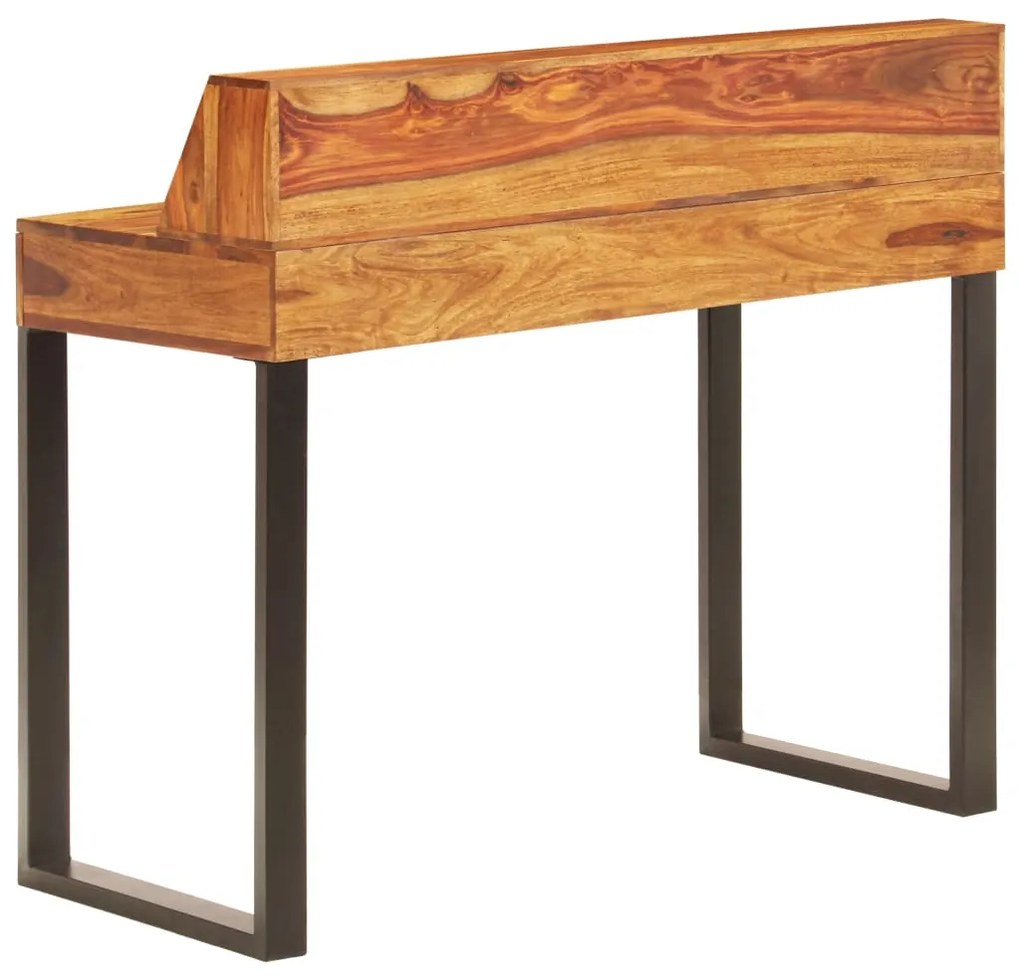 vidaXL Γραφείο 110 x 50 x 94 εκ. από Μασίφ Ξύλο Ακακίας και Ατσάλι