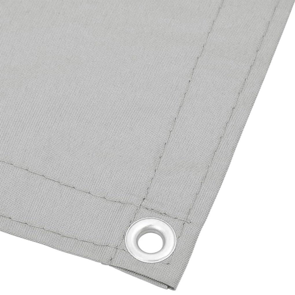 vidaXL Διαχωριστικό Βεράντας Αν.Γκρι 120x800εκ 100% Πολ. Ύφασμα Oxford