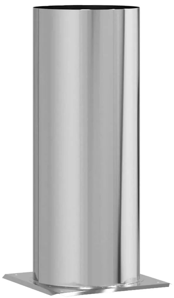vidaXL Επέκταση Κεφαλής Καμινάδας Ασημί 31 x 31 x 50 εκ.