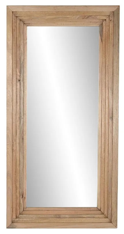 Τοίχο καθρέφτη Home ESPRIT Φυσικό Σύγχρονη 91 X 6,5 X 182,5 CM