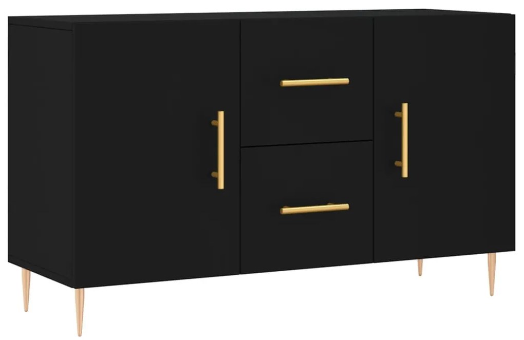 vidaXL Ντουλάπι Μαύρο 100x36x60 εκ. από Επεξεργασμένο Ξύλο
