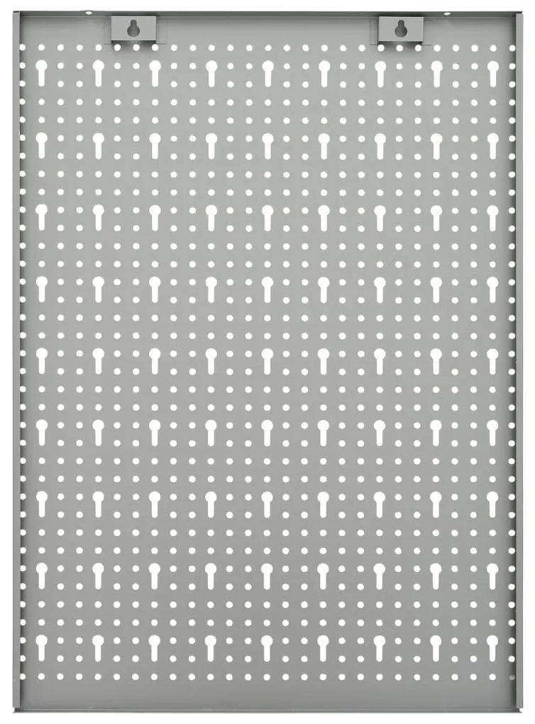 vidaXL Πλάτες Εργαλείων Τοίχου Διάτρητες 4 τεμ. 40 x 58 εκ. Ατσάλινες