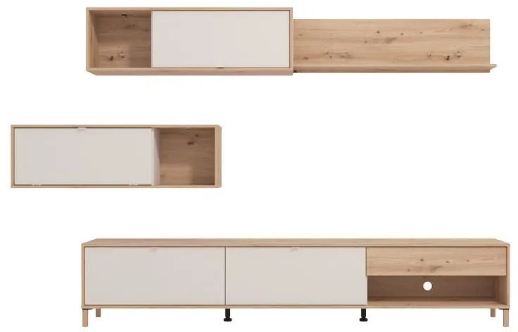 Σύνθετο σαλονιού NORWICH Artisan Oak - Cashmere 234x40x197εκ. 234x40x197 εκ.