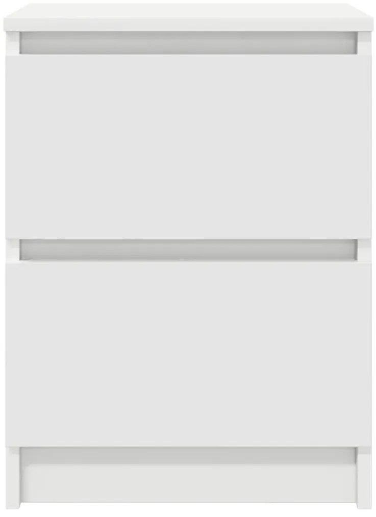 vidaXL Έπιπλο Τηλεόρασης Λευκό 40x35x54 εκ. από Επεξεργ. Ξύλο