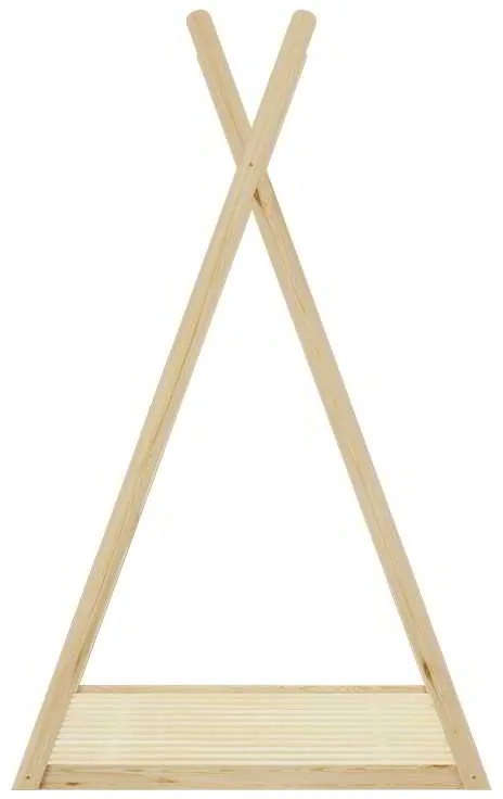 Παιδικό κρεβάτι Lilly τ.Montessori  pakoworld ξύλο πεύκου σε φυσική απόχρωση 90x190εκ