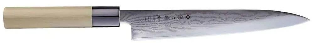 Μαχαίρι Φιλεταρίσματος Shippu FD-599 21cm Από Δαμασκηνό Ατσάλι Silver-Natural Tojiro Ατσάλι,Ξύλο