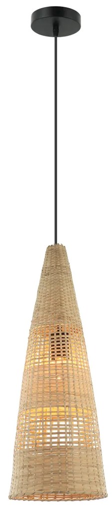 Φωτιστικό Οροφής Μονόφωτο Zambelis 20154 Bamboo