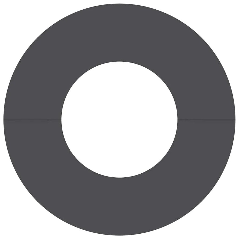 vidaXL Flat Ring Δέντρου Μαύρο Ø30/60 εκ Χάλυβας